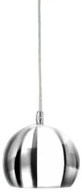 Pendul design modern Noa 1 chrome/white