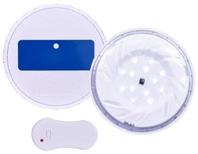 Lampa LED plutitoare de piscina, cu telecomanda, alb 1, Alb