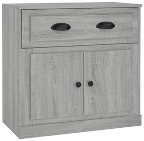 vidaXL Servantă, gri sonoma, 70x35,5x67,5 cm, lemn prelucrat