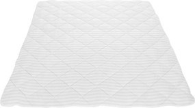 Pilota Alcam Damasc White Line 140x200 cm, umplutura cu bumbac, 300 g/mp