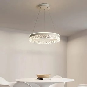 Lustra LED Cu Telecomanda, Elit's Alb , 124w