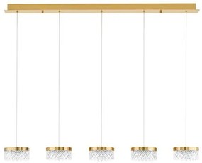 Lustra cu 5 pendule LED design modern Bion