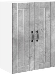 vidaXL Dulap de bucătărie Gri din beton 60 x 31 x 80 cm Lemn compozit