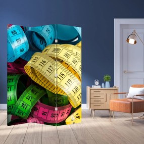 Paravan - Metri colorați (126x170 cm)