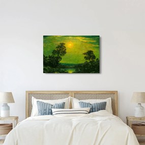 Tablou - Imitator of Ralph Albert Blakelock, Moonlight, reproducere (90x60 cm)