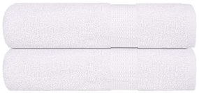 vidaXL Prosoape de mână 2 buc Alb 50x100 cm 360 g/m² 100% bumbac