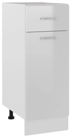 vidaXL Dulap inferior cu sertar “Lyon” alb lucios 30x46x81,5cm