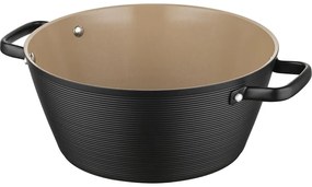 Florina Oală din aluminiu Carina Black 5,2 l, 28 cm, diam. 28 cm