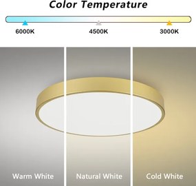 Brilagi - Corp LED dimerizabil POOL SMART, 100W, 230V, 80 cm, auriu, Wi‑Fi Tuya + telecomandă