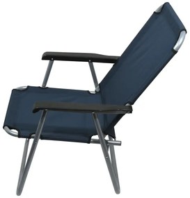Scaun camping pliabil albastru