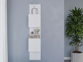 Polita de perete SUNEDO 25x125 cm, alba