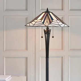 Endon 63934 - Lampadar Tiffany ASTORIA, 2xE27/60W/230V, diametru 48 cm