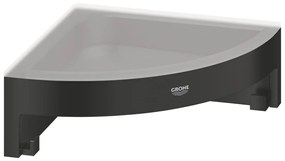 Grohe Start Cube raft de dus colt 16 cm negru 411062430