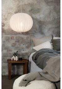 Lustră albă cu abajur textil ø 50 cm Florence – Markslöjd