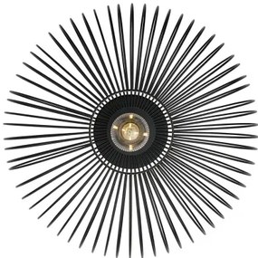 Nordlux - Plafonieră BERONI 1xE27/60W/230V Ø 40,3 cm negru