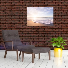Tablou cu plaja cu nisip (70x50 cm)