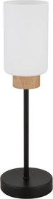 Globo 15977T - Lampă de masă ROWENA 1xE27/60W/230V negru/alb