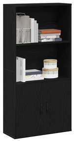 vidaXL Bibliotecă Stejar negru 60x24x120 cm Lemn prelucrat