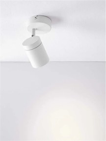 Plafoniera/Spot directionabil IP44 ALMA 1L alb