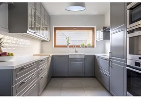 LED Plafonieră GALAXY 1xLED/24W/230V gri/alb