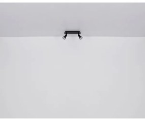 Spot DREW 2xGU10/35W/230V negru Globo 57998-2
