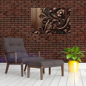 Tablou - Model din lemn (90x60 cm)