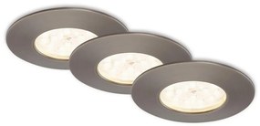 SET 3x corp de iluminat LED dimabil pentru baie LED/5,5W/230V IP44 Briloner 7231-031