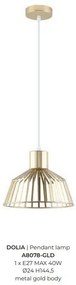 Pendul, Lustra suspendata design industrial DOLIA auriu