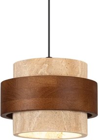 Lustră suspendată pe cablu SUSAN 1xGX53/15W/230V maro/bej