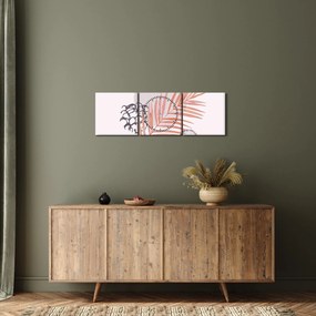 Tablou - Minimalism violet N⁰3 (cu ceas) (90x30 cm)