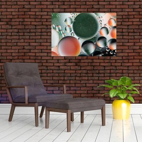 Tablou abstract - buline (90x60 cm)