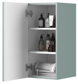 Rafturi suspendate pentru baie Nicole 70 cm - salvie MDF
