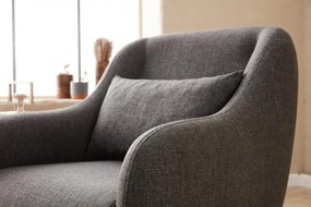 Fotoliu Venus, Poliester / Linen, Antracit
