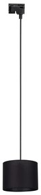 Lustră pe cablu pentru sistem de șină TRACER 1xE27/15W/230V d. 20 cm negru
