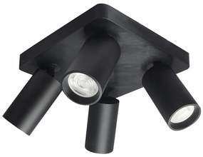 Rabalux YORLI 73084 - Spot cu 4 x GU10, 7 W, 230 V, negru