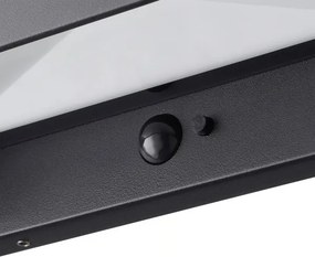 Nordlux - Lampă solară LED cu senzor MARCELLIO, LED/5W/5V, IP54, negru