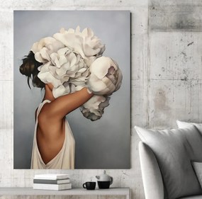 Tablou canvas Floral Girl 120x80 cm