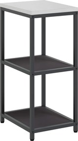 vidaXL Depozitare pentru bucătărie cu raft Negru 60 x 50 x 92 cm Oțel