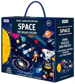 CUNOASTE SI EXPLOREAZA - PUZZLE SISTEMUL SOLAR (200 PIESE) - SASSI (978-88-303-2966-9)
