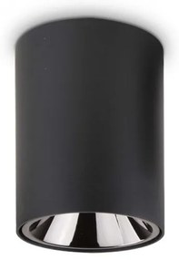 Spot LED aplicat modern Nitro pl round d09 NERO