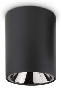 Spot LED aplicat modern Nitro pl round d09 NERO