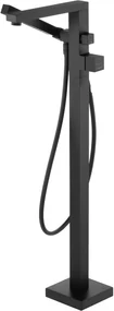 Baterie pentru cada freestanding, negru, cu set de dus, Deante Blur Negru