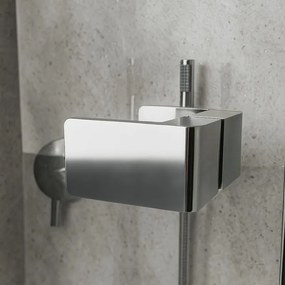 Cabina de dus Rea Atlas 90x100 cu deschidere pe stanga crom