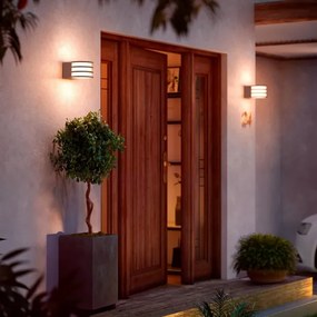 Philips - Lampă LED de perete pentru exterior Hue LUCCA, RGB, reglabilă, 1xE27/8,1W/230V, IP44