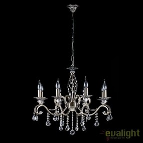 Candelabru elegant design clasic cu 8 brate Grace bronz MYRC247-PL-08-R