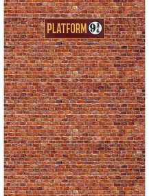 Tapet foto pentru copii Harry Potter Platformă 93/4 182 x 252 cm, 4 părți