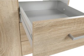 Dulap, 3 uşi, stejar sonoma, GWEN 70427