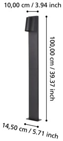 Lampă LED de exterior STAGNONE 1xGU10/4,6W/230V IP54 Eglo 900692