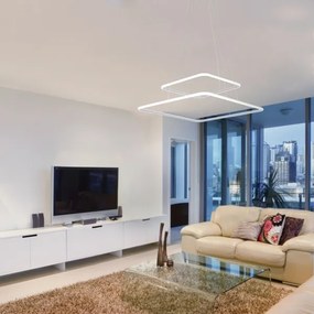 Rabalux 2546 - LED Lustră DONATELLA LED/65W/230V alb