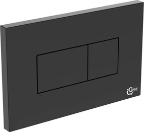 Clapeta de actionare dubla comanda Ideal Standard Solea P2 negru mat actionare pneumatica